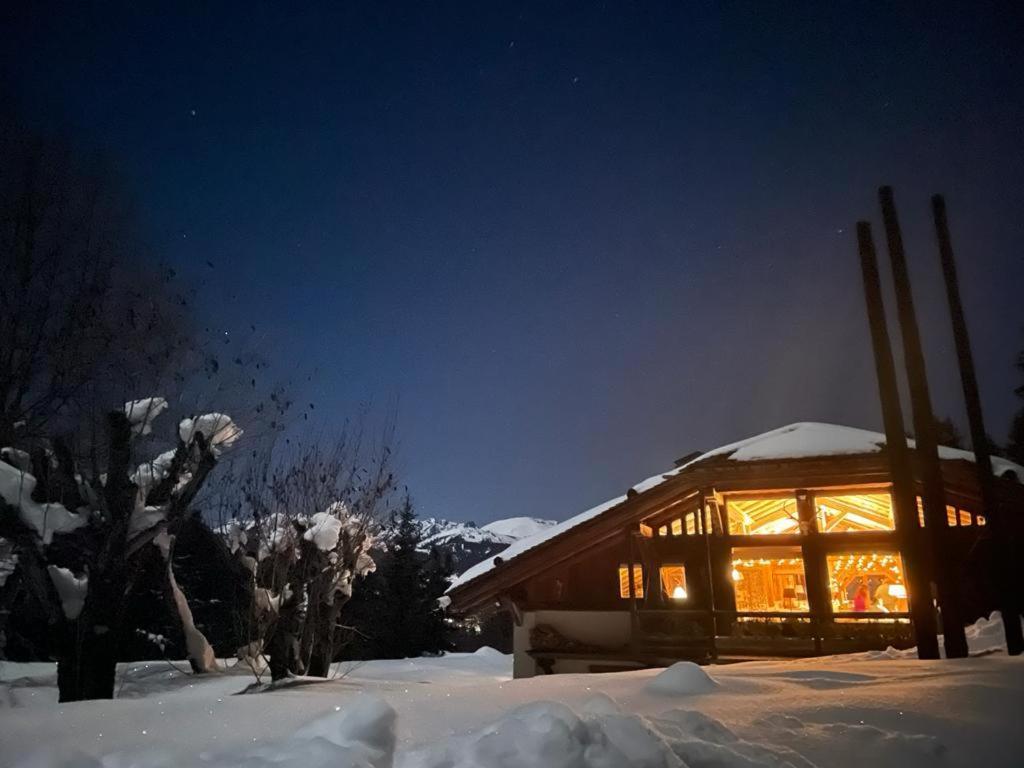 Chalet Javen - 520M2 Avec Piscine Chauffee Et Home Cinema Megève Eksteriør bilde